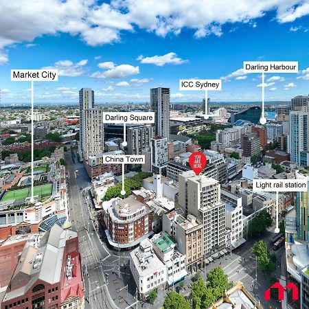 Metawise Sydney Cbd Haymarket Luxe 2Bed Penthouse Aqua Екстер'єр фото