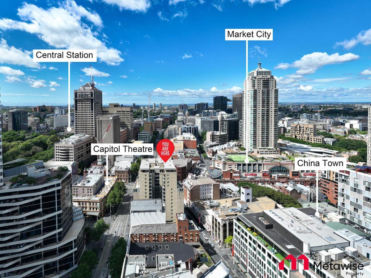 Metawise Sydney Cbd Haymarket Luxe 2Bed Penthouse Aqua Екстер'єр фото